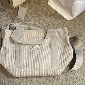 Adidas Light Beige Textured Tote